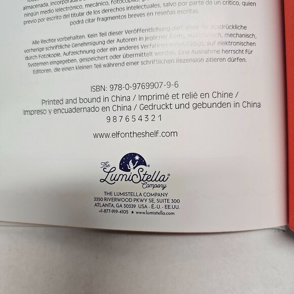 The Elf on the Shelf A Christmas Tradition Set Boy Plush Book Keepsake Box 2005 - Picture 12 of 14